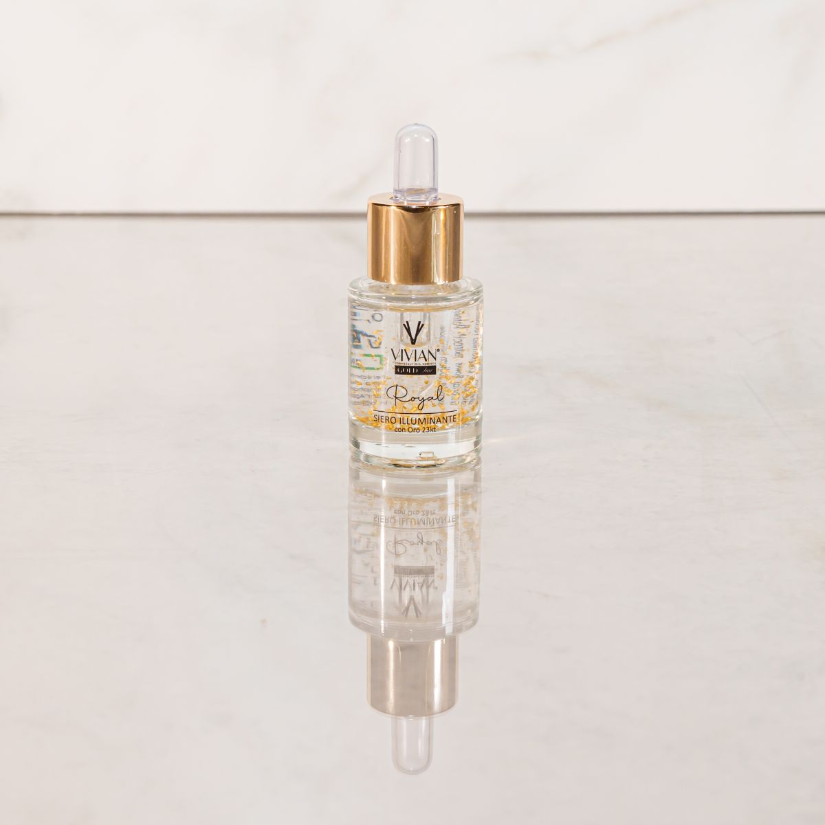 Siero illuminante azione lifting con oro 23 kt