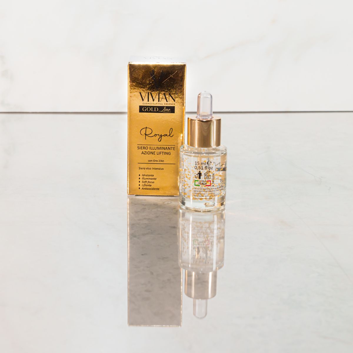 Siero illuminante azione lifting con oro 23 kt - immagine 2