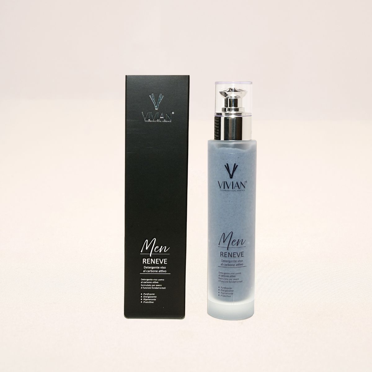 Men Reneve - detergente viso al carbone attivo