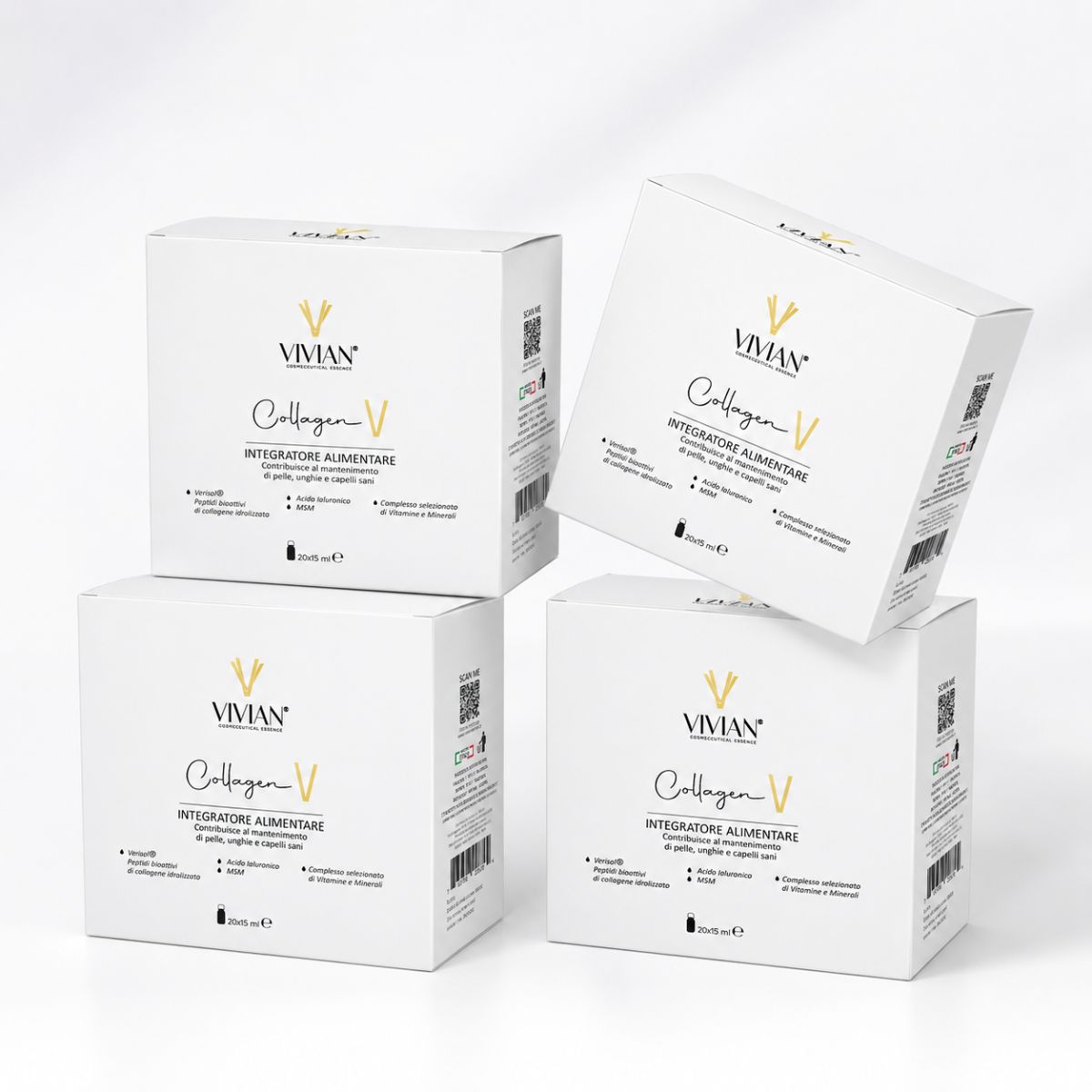 Collagen V – Confezione da 4 scatole
